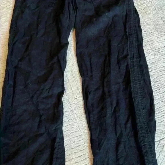 Athleta woman’s 100% linen flowy joggers size 8 - Picture 5 of 6